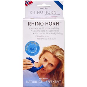 Rhino Horn Næsehorn Blå produktbillede
