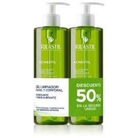 Rilastil Acnestil Purifying Cleansing Gel Pack 2 X 400ml Produktbild