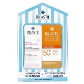 Rilastil Aqua Intense 72H + Protector Solar SPF50 Estuche 2 Pcs Produktbild
