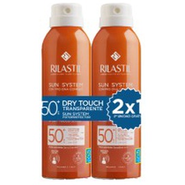 Rilastil Sun System SPF50+ Spray Transparente Dry Touch Pack 2 X 200ml Produktbild