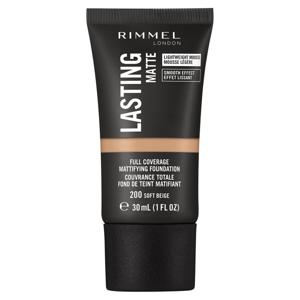 Rimmel London Lasting Matte Foundation 200 Soft Beige produkt bild