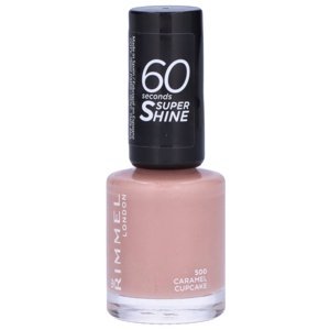 Rimmel London 60 Seconds Super Shine Neglelak 500 Caramel Cupcake 8 ml Produktbild