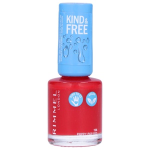 Rimmel London Kind & Free Clean Nail Polish 156 Poppy red produktbillede