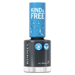 Rimmel London Kind & Free Nail Polish Lacquer 158 All Greyed Out produktbillede