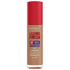 Rimmel London Lasting Finish Foundation 400 Natural Beige 30 g Produktbild