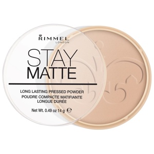 Rimmel London Stay Matte Pressed Powder 005-Silky Beige produktbillede