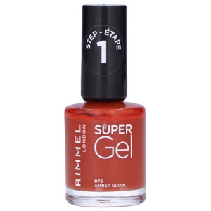Rimmel London Super Gel 075 Nail Polish Amber Glow produktbillede