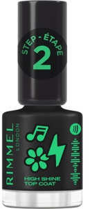Rimmel Turn up the volume Super Gel Step 2 Protective Glossy Top Coat Highshine 12 ml produktbilde