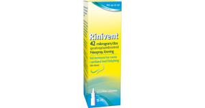 Rinivent nässpray 42 ug/dos 180 doser produkt bild