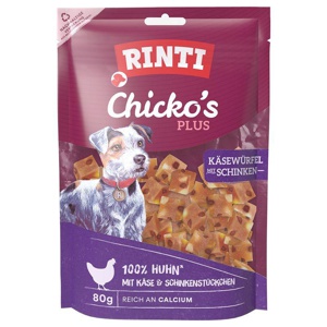 Rinti Chicko Plus Käse & Schinken Würfel Produktbild