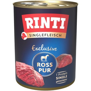 Rinti Singlefleisch Exclusive Ross Pur 800 g Produktbild