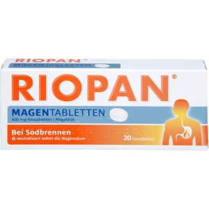 RIOPAN Magen Tabletten Kautabletten Produktbild