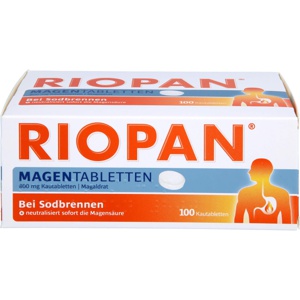 RIOPAN Magen Tabletten Kautabletten Produktbild