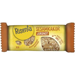 Risenta Sesamkaka Jordnöt, 30 g produkt bild