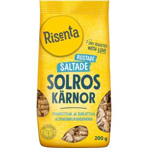 Risenta Solroskärnor Rostade & Saltade 200 g produkt bild