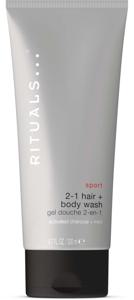 Rituals Sport 2-in-1 Shampoo & Body Wash - Uppfriskande kol- och myntakomplex 200 ml produkt bild