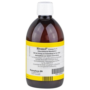 Rivanol Lösung 0,1% 500 ml Lösung Produktbild