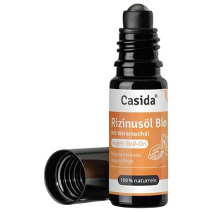 Rizinusöl Bio Augen Roll-on mit Weihrauchöl, 10 ml Öl Produktbild