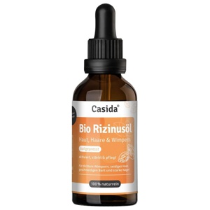 RIZINUSÖL kaltgepresst Bio Haut Haare Wimpern Produktbild