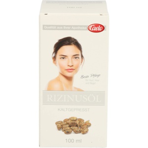 RIZINUSÖL kaltgepresst Caelo HV-Packung 100 ml Flüssigkeit Produktbild