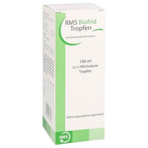 RMS Biofrid Milchsäure rechtsdrehend Tropfen Produktbild
