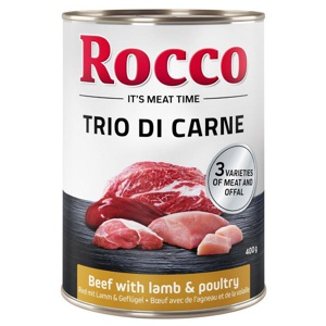Sparpaket Rocco Classic Trio di Carne 24 x 400 g Produktbild