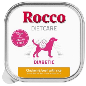 Rocco Diet Care Diabetic Huhn & Rind mit Reis Schale 150 g Produktbild