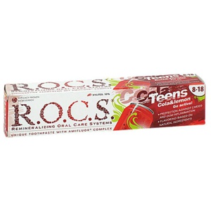 Rocs Teens Cola + Zitrone Zahnpasta, 74 g Zahnpasta Produktbild