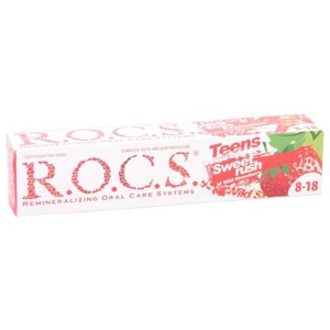 Rocs Teens Süße Explosion v.Waldbeer.Zahnp., 74 g Zahnpasta Produktbild