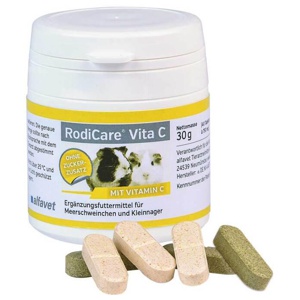 Rodicare Vita C Kautabletten für Kleinnager und Meerschweinchen, 30 g Kautabletten Produktbild