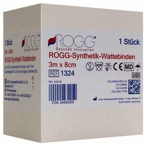 ROGG SYNTHETIK Wattebinde 8 cmx3 m Produktbild