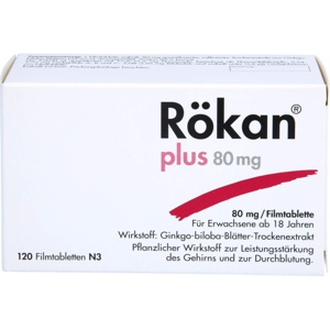 RÖKAN Plus 80 mg Filmtabletten Produktbild