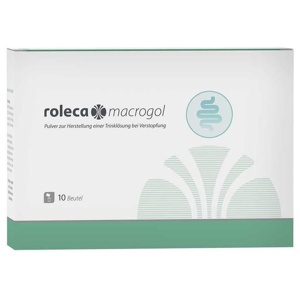 Roleca® macrogol Pulver zur Herstellung einer Lösung bei Verstopfung, 10 St Pulver zur Herstellung einer Lösung zum Einnehmen Produktbild