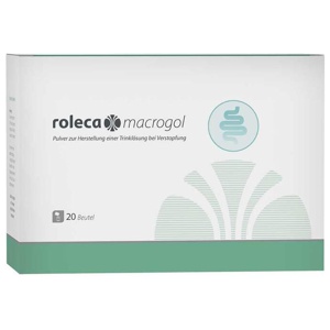 Roleca® macrogol Pulver zur Herstellung einer Lösung bei Verstopfung, 20 St Pulver zur Herstellung einer Lösung zum Einnehmen Produktbild