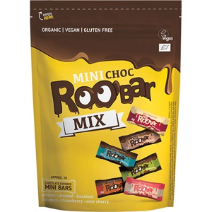 ROO'bar Mini Chokolade Mix Økologisk   180 g produktbillede