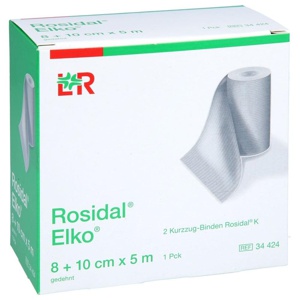 Rosidal Elko 8 + 10 cmx5 m Kurzzugbinde, 2 St Binden Produktbild