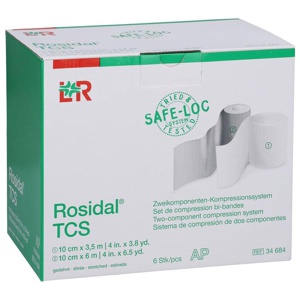 Rosidal Tcs Ucv 2-Komp.Kompressionssystem 6x2, 6 St Verband Produktbild