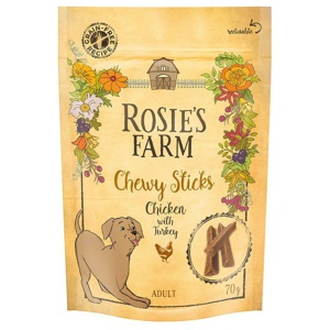 Rosie's Farm Chewy Sticks Hühnchen mit Truthahn Produktbild