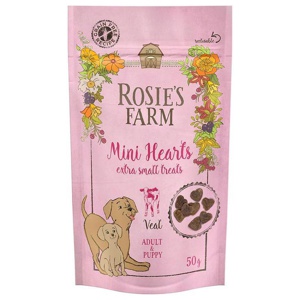 Rosie's Farm Puppy & Adult "Mini Hearts" Kalb Produktbild