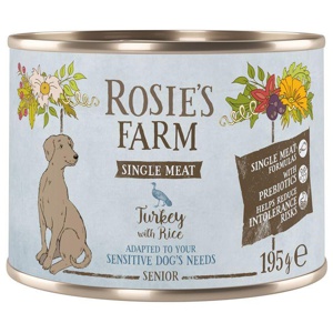 Rosie's Farm Single Meat Senior 6 x 195 g Produktbild