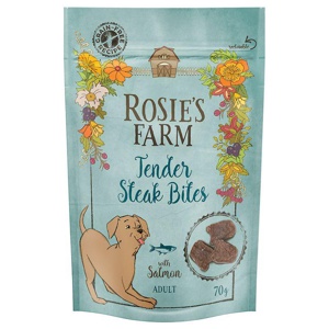 Rosie's Farm Snacks Adult "Tender Steak Bites" Lachs Produktbild