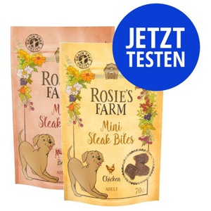 Rosie's Farm Snacks Adult "Tender Steak Bites" Rind Produktbild