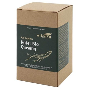 ROTER BIO Ginseng Kapseln Produktbild