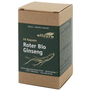 ROTER BIO Ginseng Kapseln Produktbild