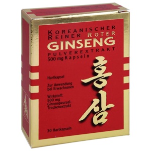 ROTER GINSENG Extrakt Kapseln 30 St Kapseln Produktbild