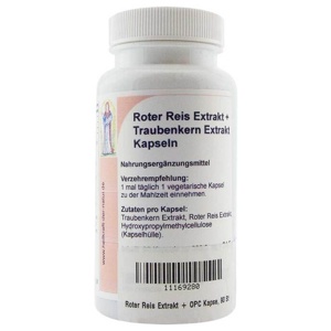 Roter Reis Extrakt + OPC Kapseln, 90 St Kapseln Produktbild