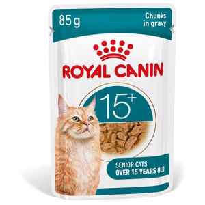 Royal Canin Ageing 15+ bitar i sås våtfoder för katt 12x85 g produkt bild
