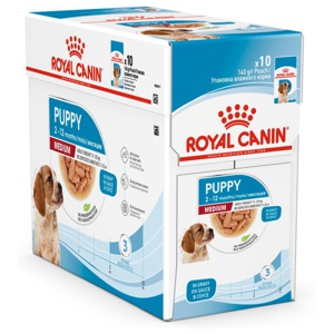 Royal Canin Medium Puppy i sås - 20 x 140 g produkt bild
