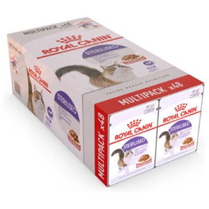 Royal Canin Megapack Sterilised Gravy Adult Våtfoder för katt 48x85 g produkt bild