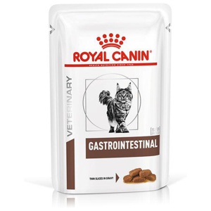 Royal Canin Veterinary Diets Cat Gastrointestinal Slices in Gravy, 12x85 g produktbilde